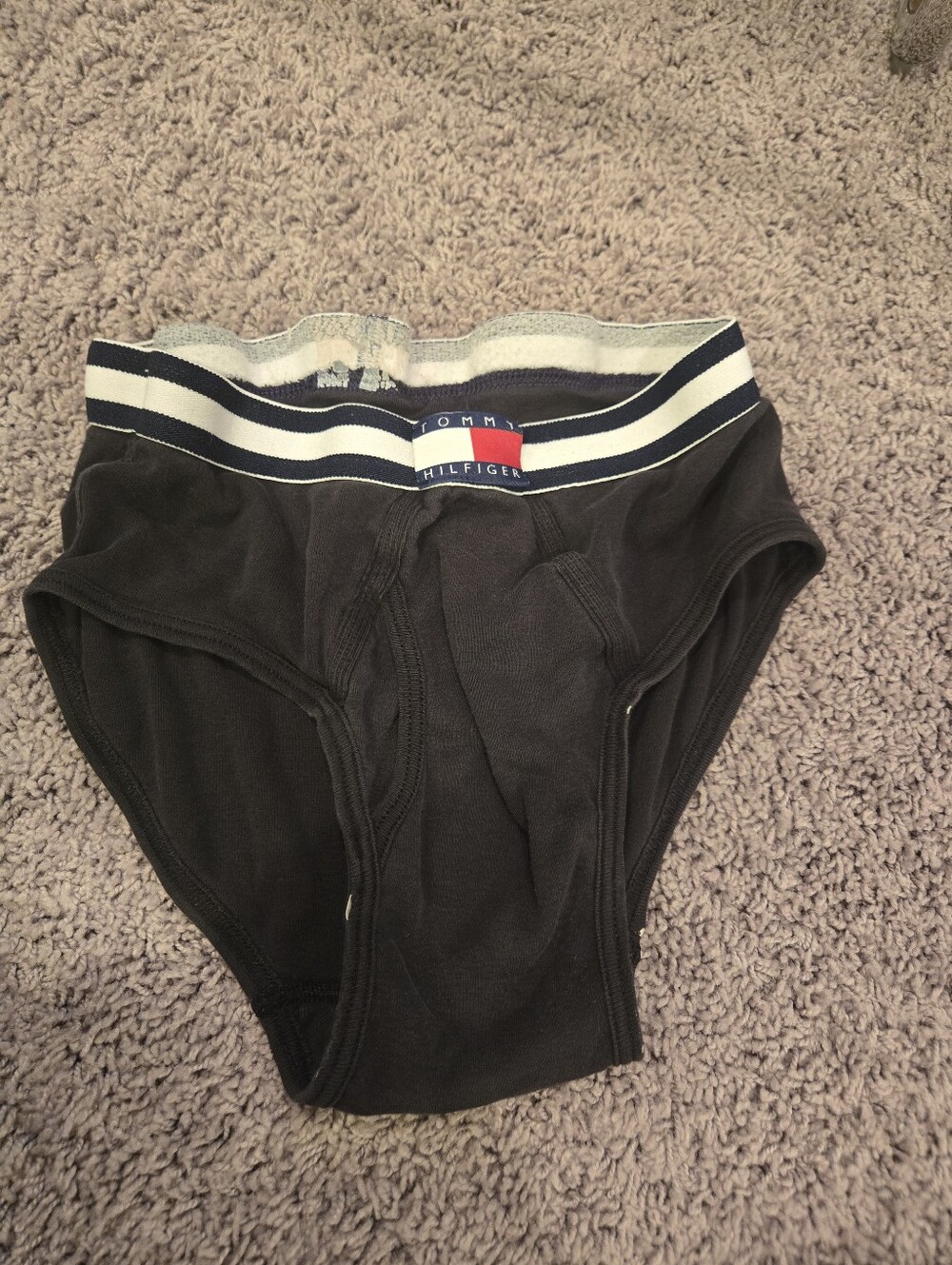 TOMMY H Athletic Sports Briefs Black